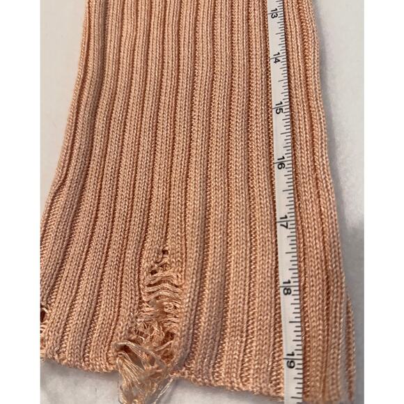 Urban Outfitters Distressed Crop Top Ribbed Sweater Size S - Picture 8 of 8
